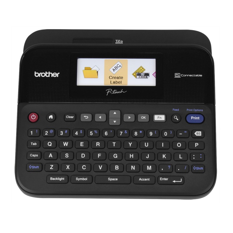 Brother PT-D600 Full-Colour LCD Screen with TZe-231V2 Tape